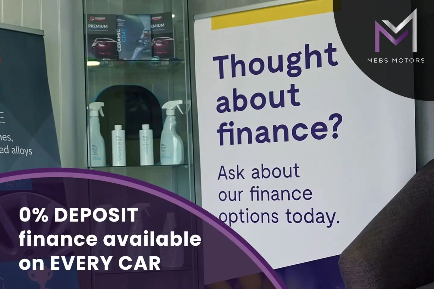 0% DEPOSIT finance available on every car